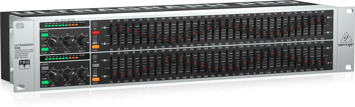 Behringer FBQ3102HD High-Definition 31-Band Stereo Graphic Equalizer with FBQ Feedback Detection