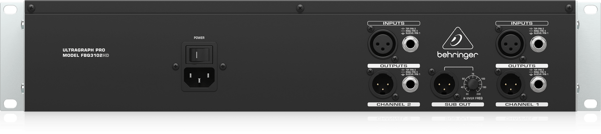 Behringer FBQ3102HD High-Definition 31-Band Stereo Graphic Equalizer with FBQ Feedback Detection