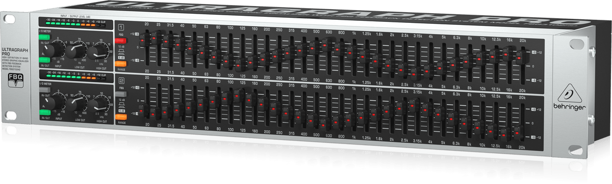 Behringer FBQ3102HD High-Definition 31-Band Stereo Graphic Equalizer with FBQ Feedback Detection