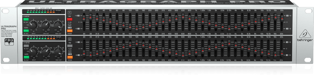 Behringer FBQ3102HD High-Definition 31-Band Stereo Graphic Equalizer with FBQ Feedback Detection