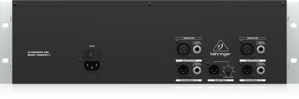 Behringer FBQ6200HD Ultra-High Definition 31-Band Stereo Graphic Equalizer with FBQ Feedback Detection