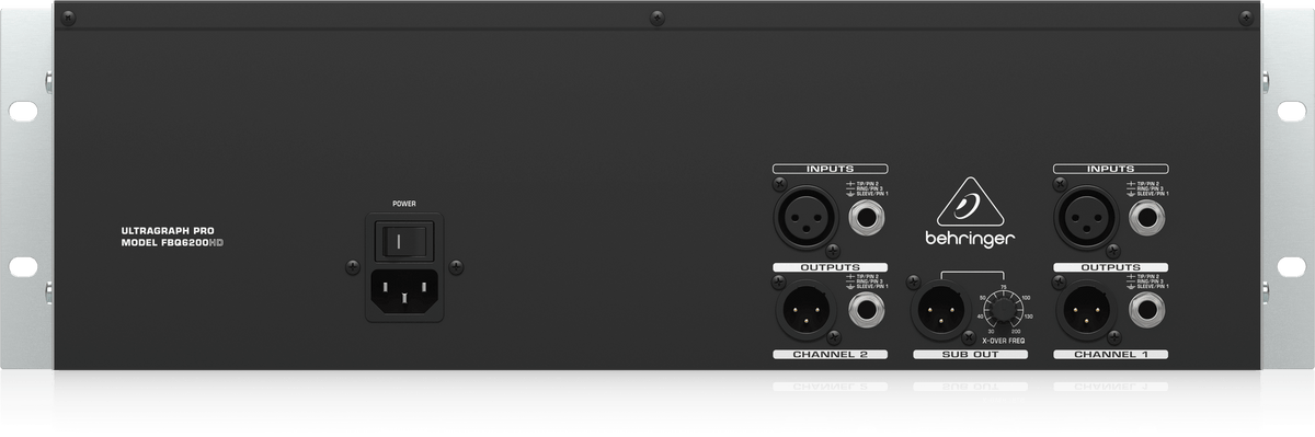 Behringer FBQ6200HD Ultra-High Definition 31-Band Stereo Graphic Equalizer with FBQ Feedback Detection