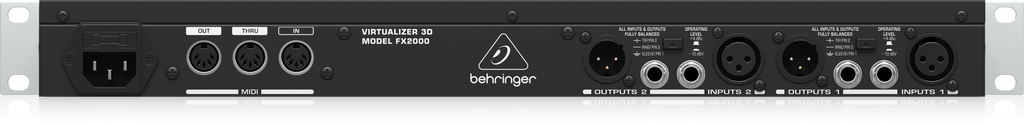 Behringer FX2000 High-Performance 3D Multi-Engine Effects Processor