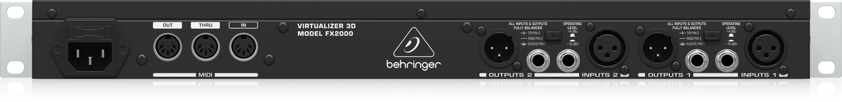 Behringer FX2000 High-Performance 3D Multi-Engine Effects Processor