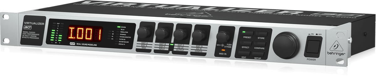Behringer FX2000 High-Performance 3D Multi-Engine Effects Processor