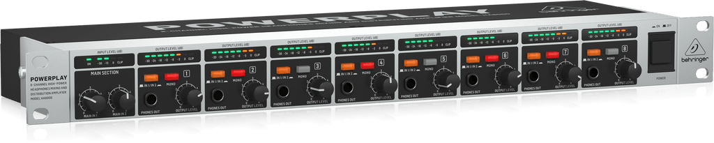Behringer HA8000 V2 8-Channel Stereo Headphone Amplifier