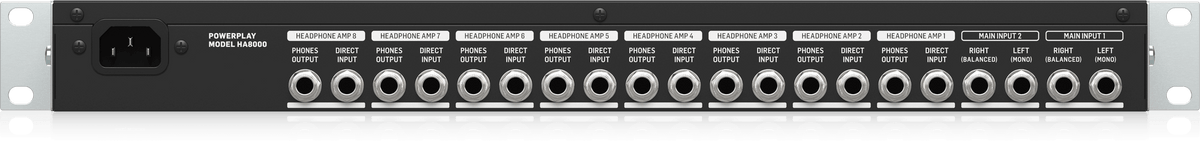 Behringer HA8000 V2 8-Channel Stereo Headphone Amplifier