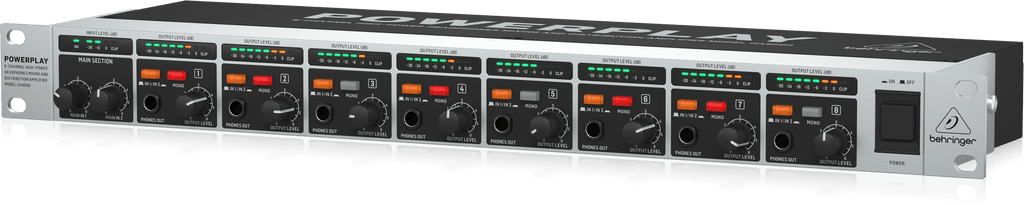 Behringer HA8000 V2 8-Channel Stereo Headphone Amplifier