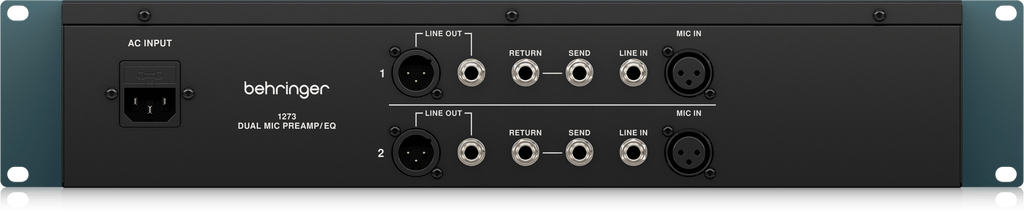 Behringer 1273 2-Channel Class-A Microphone Preamplifier with 3-Band EQ