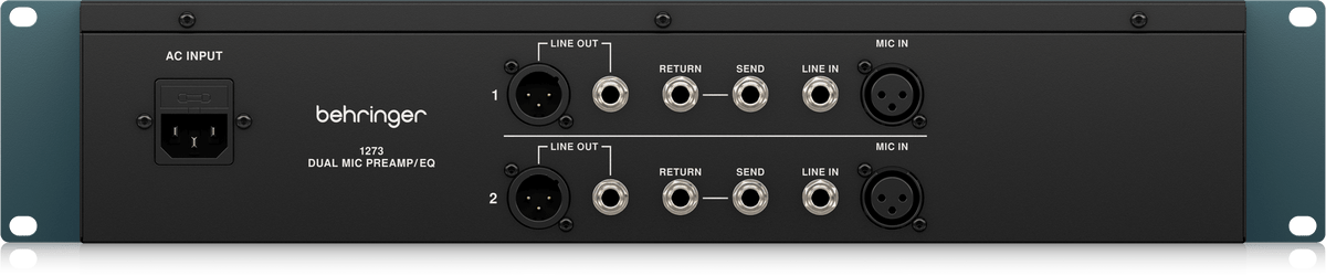 Behringer 1273 2-Channel Class-A Microphone Preamplifier with 3-Band EQ