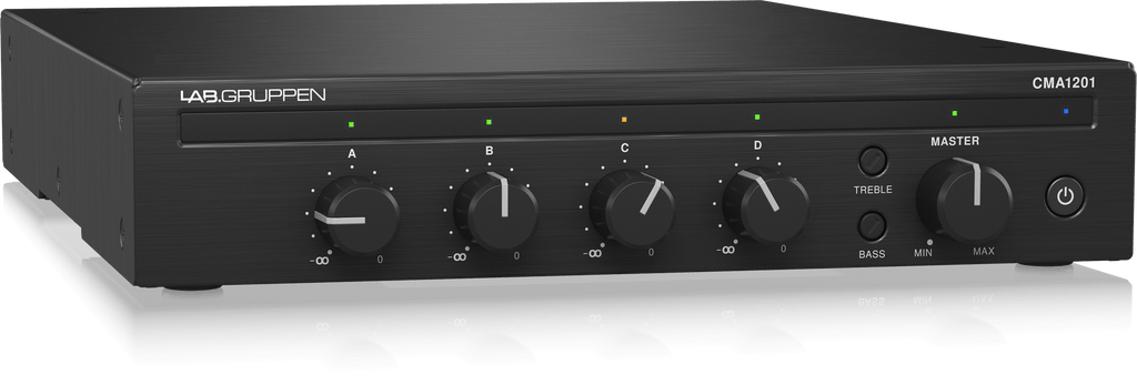 Lab Gruppen CMA1201 120 Watt Commercial Mixer Amplifier with 4 Inputs