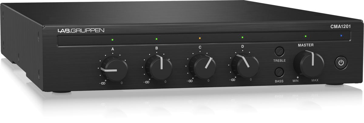 Lab Gruppen CMA1201 120 Watt Commercial Mixer Amplifier with 4 Inputs