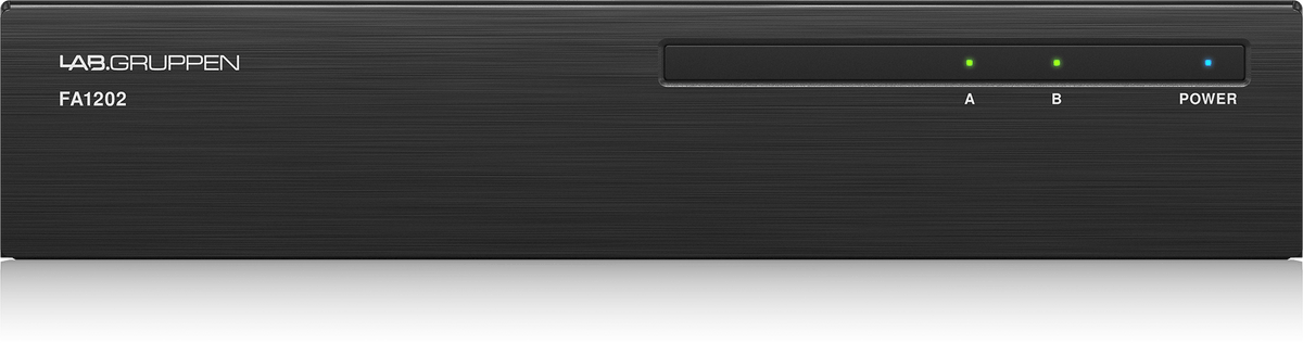 Lab Gruppen FA1202 2 x 120 Watt Commercial Amplifier with Direct Drive Technology and Energy Star Certification