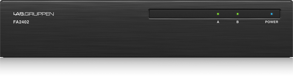 Lab Gruppen FA2402 2 x 240 Watt Commercial Amplifier with Direct Drive Technology and Energy Star Certification