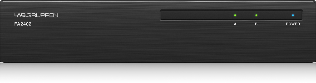 Lab Gruppen FA2402 2 x 240 Watt Commercial Amplifier with Direct Drive Technology and Energy Star Certification