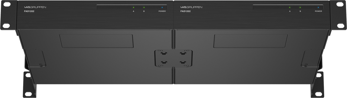 Lab Gruppen FAD1202 2 x 120 Watt Commercial Amplifier with Direct Drive Technology, Dante Networking and Energy Star Certification