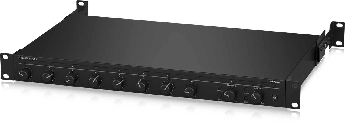 Lab Gruppen CMA1202 2 x 120 Watt Commercial Mixer Amplifier with 8 Inputs