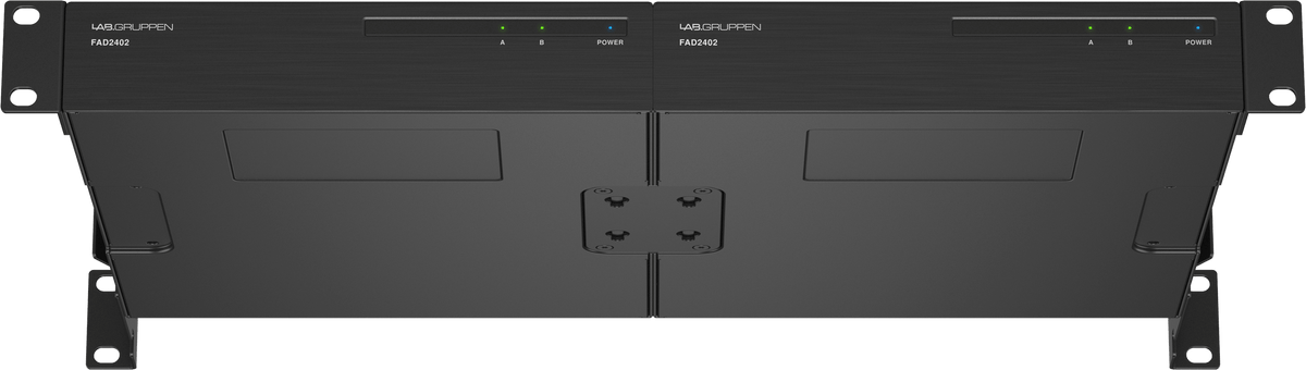 Lab Gruppen FAD2402 2 x 240 Watt Commercial Amplifier with Direct Drive Technology, Dante Networking and Energy Star Certification