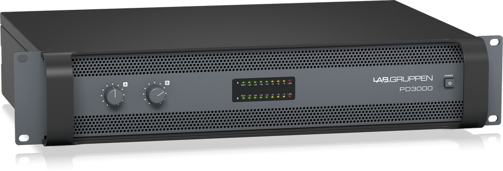 Lab Gruppen PD3000 3000 Watt Two Channel Amplifier with SM-GO Power Management