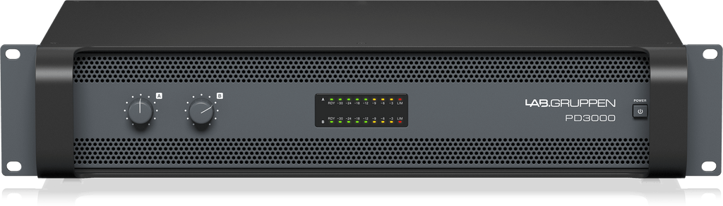 Lab Gruppen PD3000 3000 Watt Two Channel Amplifier with SM-GO Power Management