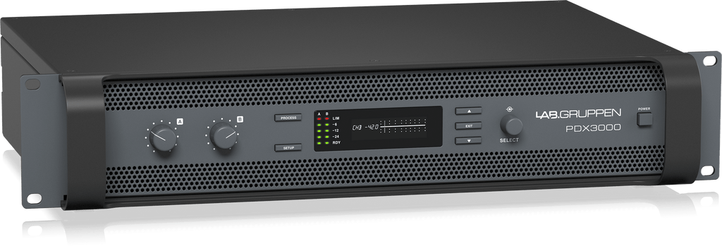 Lab Gruppen PDX3000 3,000 Watt, Two Channel Amplifier with DSP Control