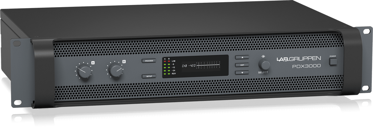 Lab Gruppen PDX3000 3,000 Watt, Two Channel Amplifier with DSP Control