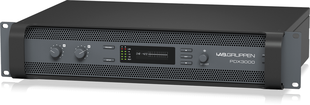 Lab Gruppen PDX3000 3,000 Watt, Two Channel Amplifier with DSP Control