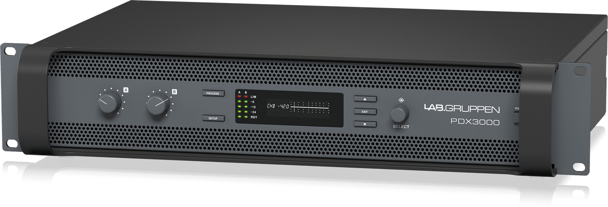 Lab Gruppen PDX3000 3,000 Watt, Two Channel Amplifier with DSP Control