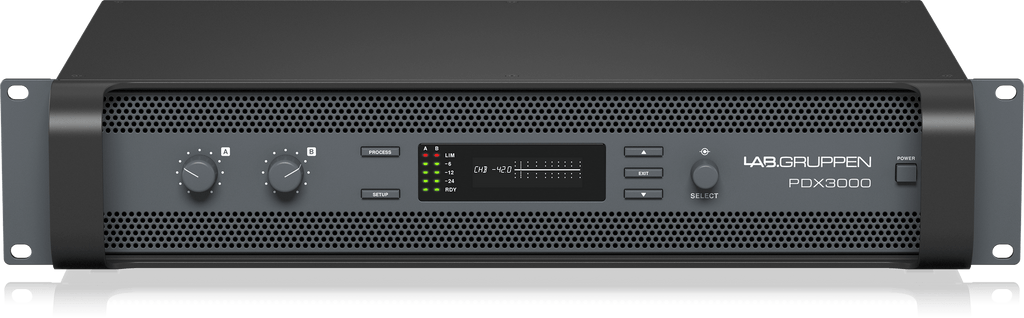 Lab Gruppen PDX3000 3,000 Watt, Two Channel Amplifier with DSP Control