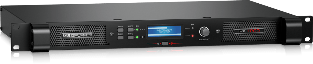 Lab Gruppen IPX 1200 Compact 1,200 Watt 2-Channel DSP Controlled Power Amplifier