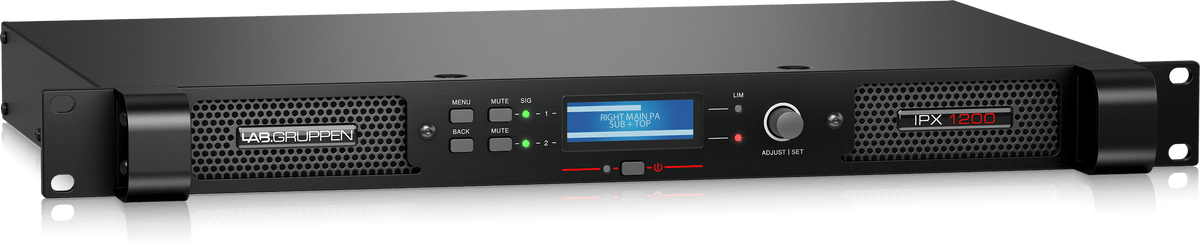 Lab Gruppen IPX 1200 Compact 1,200 Watt 2-Channel DSP Controlled Power Amplifier