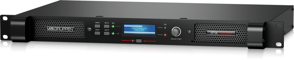 Lab Gruppen IPX 1200 Compact 1,200 Watt 2-Channel DSP Controlled Power Amplifier