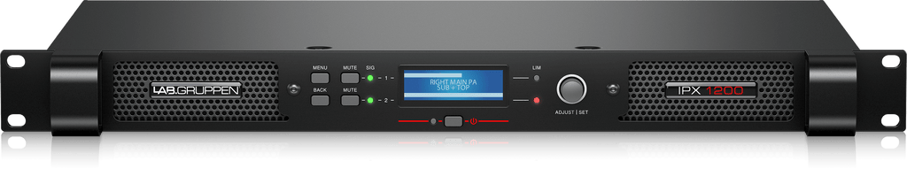 Lab Gruppen IPX 1200 Compact 1,200 Watt 2-Channel DSP Controlled Power Amplifier