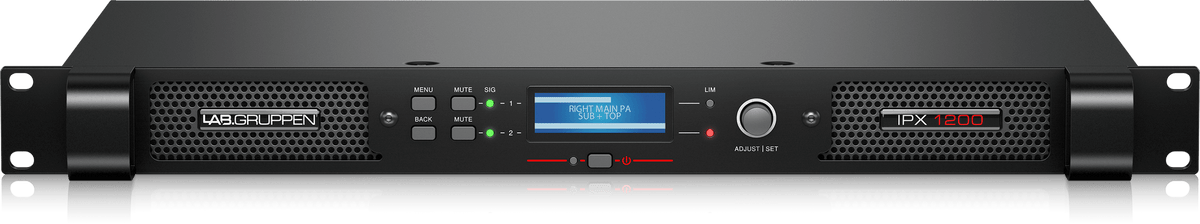 Lab Gruppen IPX 1200 Compact 1,200 Watt 2-Channel DSP Controlled Power Amplifier