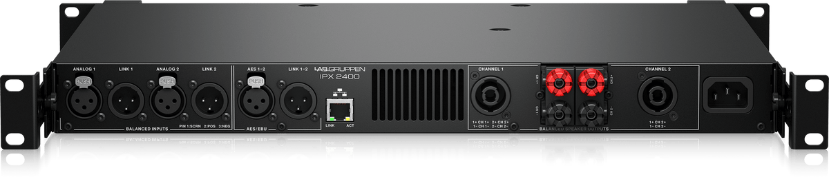 Lab Gruppen IPX 2400 Compact 2,400 Watt 2-Channel DSP Controlled Power Amplifier