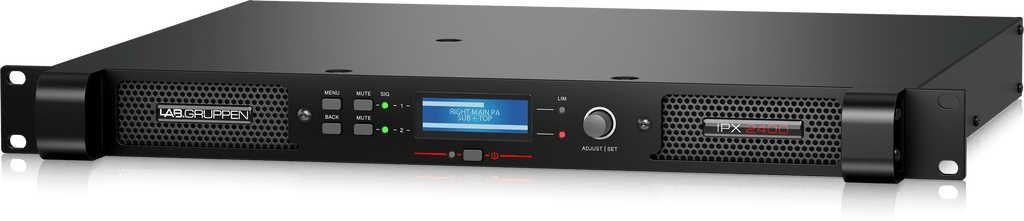 Lab Gruppen IPX 2400 Compact 2,400 Watt 2-Channel DSP Controlled Power Amplifier