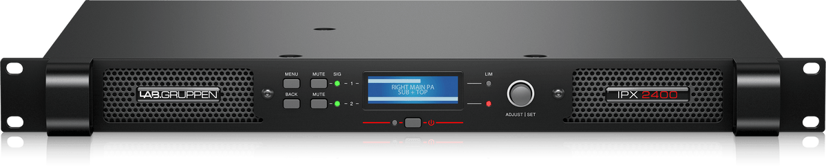 Lab Gruppen IPX 2400 Compact 2,400 Watt 2-Channel DSP Controlled Power Amplifier