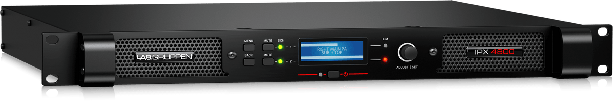 Lab Gruppen IPX 4800 Compact 4,800-Watt 2-Channel DSP-Controlled Power Amplifier