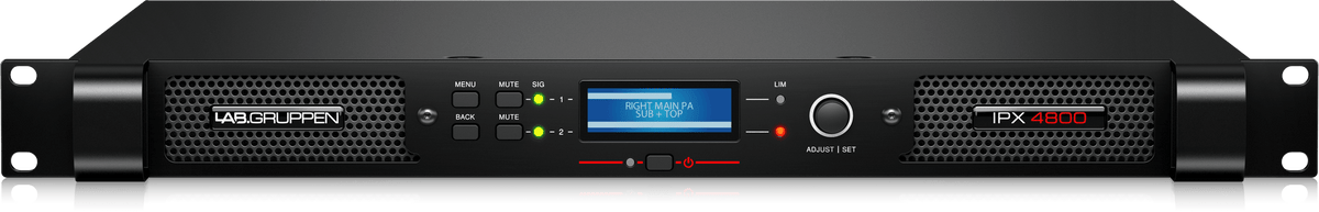 Lab Gruppen IPX 4800 Compact 4,800-Watt 2-Channel DSP-Controlled Power Amplifier