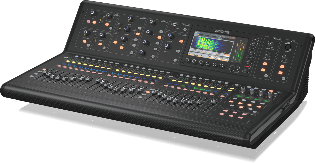 Midas M32 LIVE Digital Console for Live and Studio with 40 Input Channels, 32 Midas PRO Microphone Preamplifiers