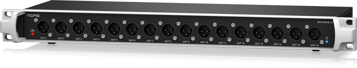 Midas DN4816-O Bus-Powered StageCONNECT Interface with 16 Analog Outputs and Ultranet In/Out