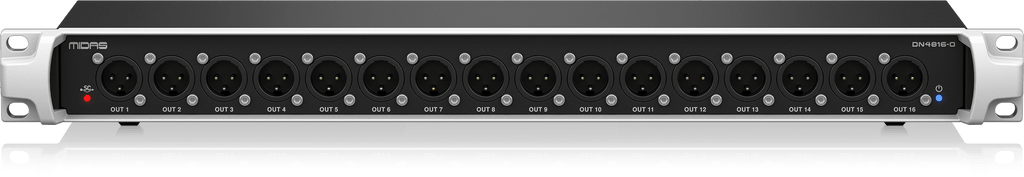 Midas DN4816-O Bus-Powered StageCONNECT Interface with 16 Analog Outputs and Ultranet In/Out