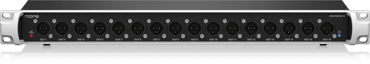 Midas DN4816-O Bus-Powered StageCONNECT Interface with 16 Analog Outputs and Ultranet In/Out