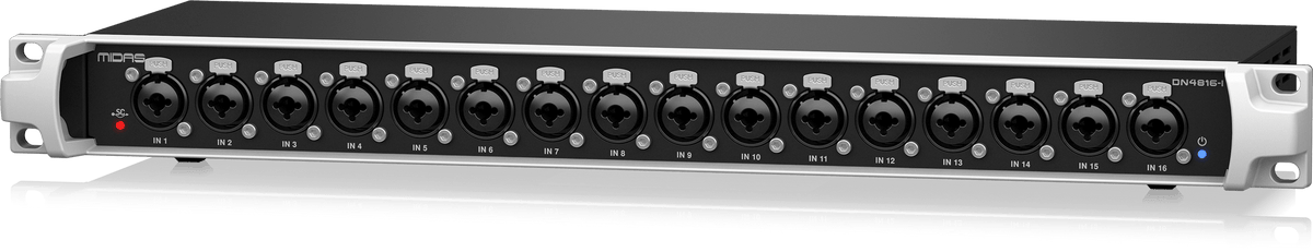 Midas DN4816-I Bus-Powered StageConnect Interface with 16 Analogue Inputs and Dual Ultranet Outputs