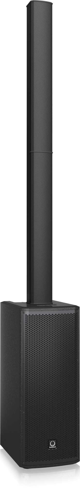 Turbosound iP1000 V2 1,000 Watt Powered Column Loudspeaker with a Dual 8" Subwoofer