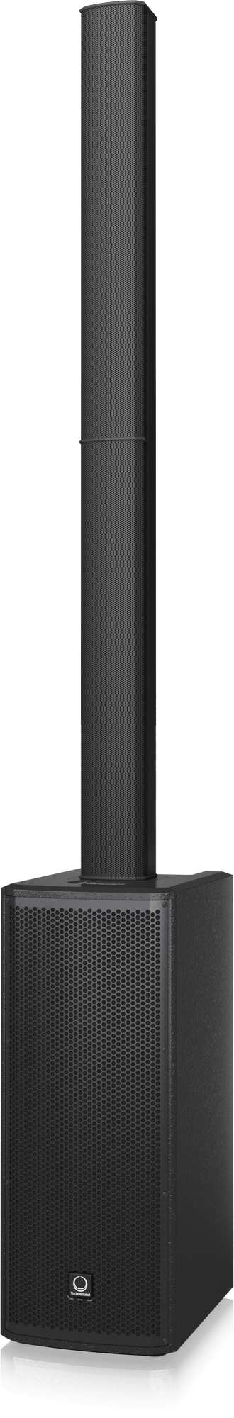 Turbosound iP1000 V2 1,000 Watt Powered Column Loudspeaker with a Dual 8" Subwoofer