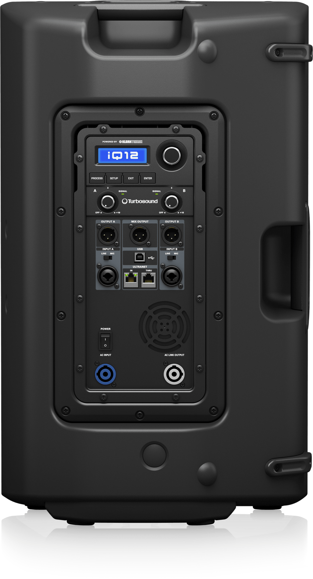 Turbosound iQ12 2500 Watt 2 Way 12" Powered Loudspeaker with KLARK TEKNIK DSP Technology