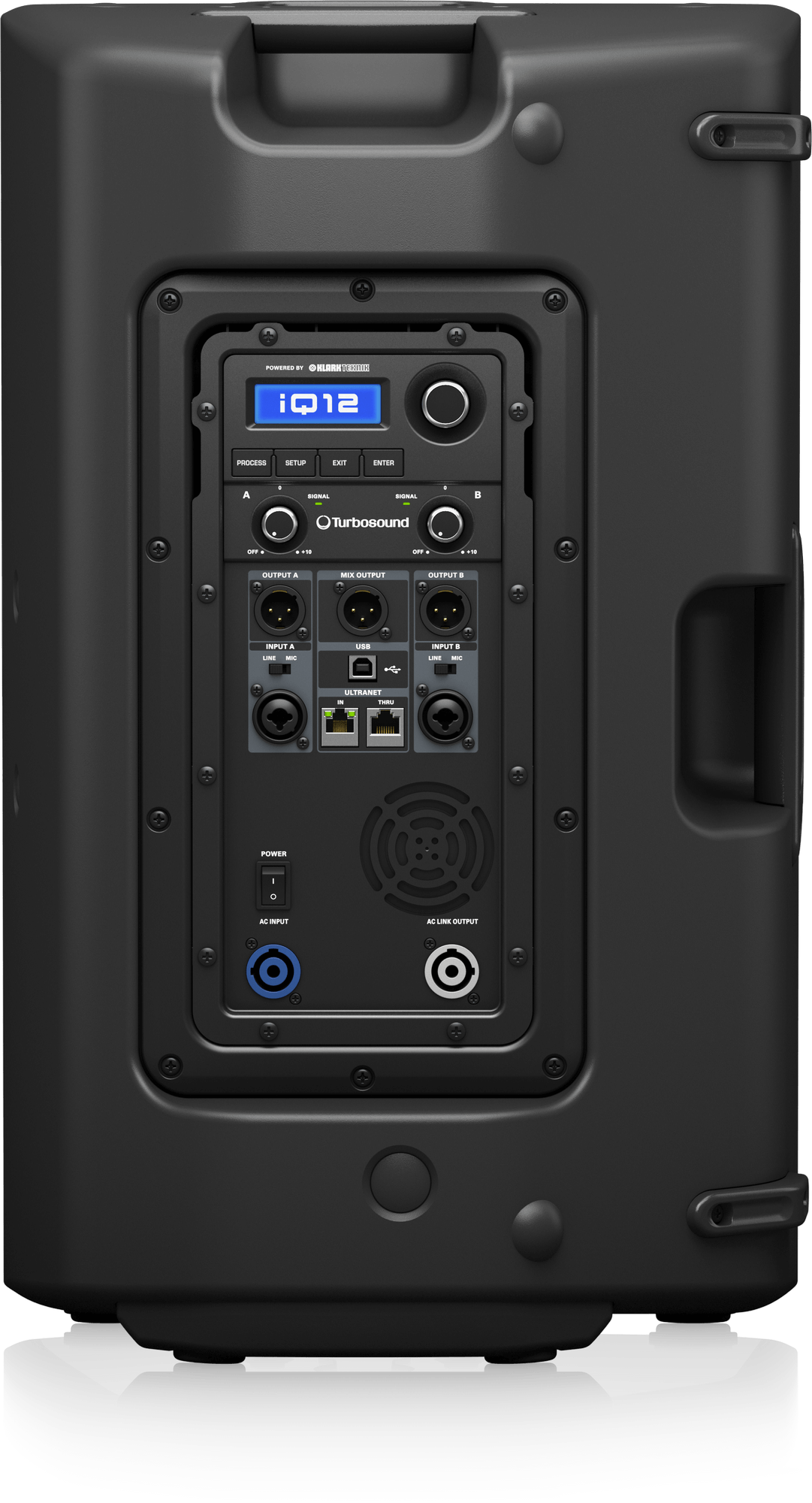 Turbosound iQ12 2500 Watt 2 Way 12" Powered Loudspeaker with KLARK TEKNIK DSP Technology