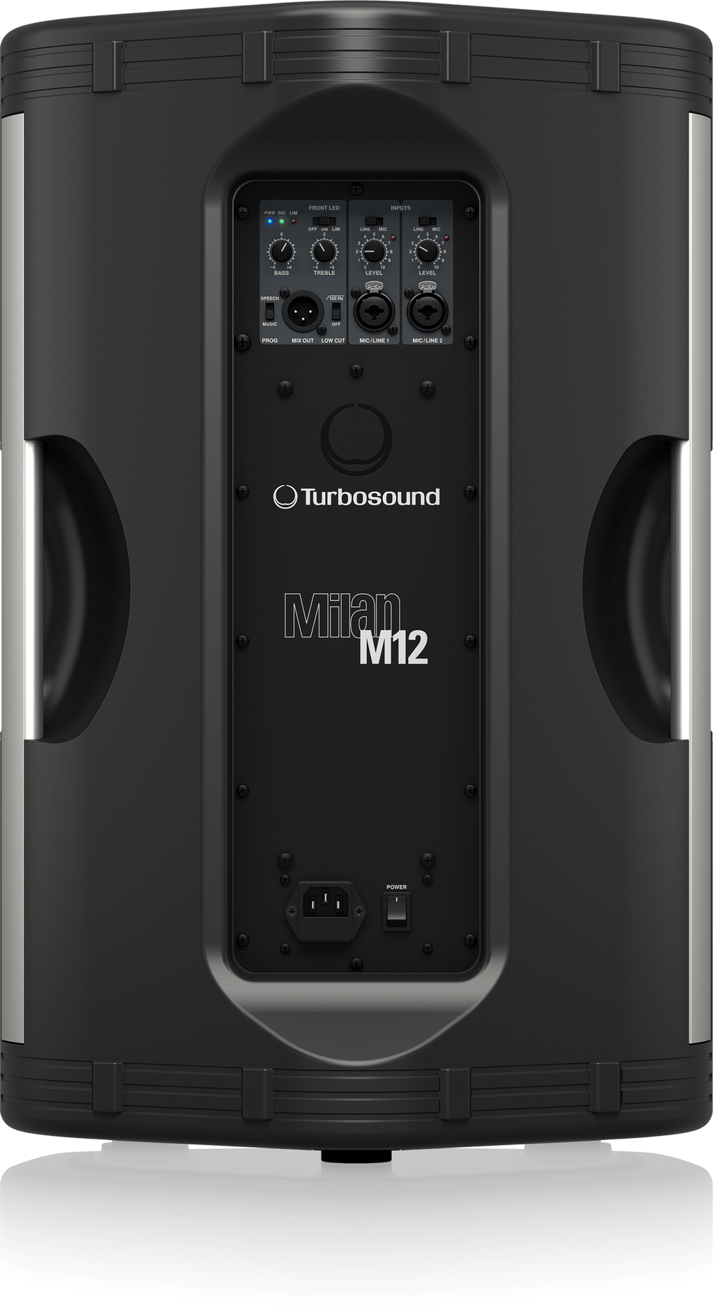 Turbosound M12 1100W 2-Way 12" Full Range Powered Loudspeaker with Klark Teknik DSP Technology