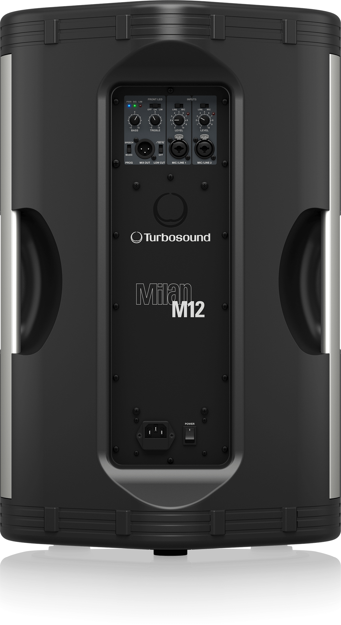 Turbosound M12 1100W 2-Way 12" Full Range Powered Loudspeaker with Klark Teknik DSP Technology